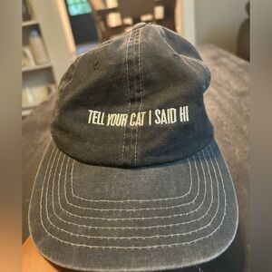Tell Your Cat I Said Hi Strapback Hat